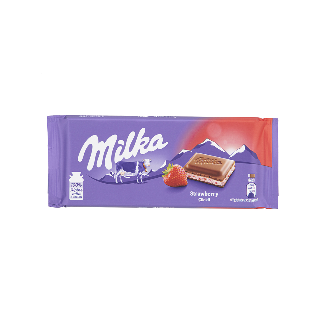 Chocolate fresa Milka 100g