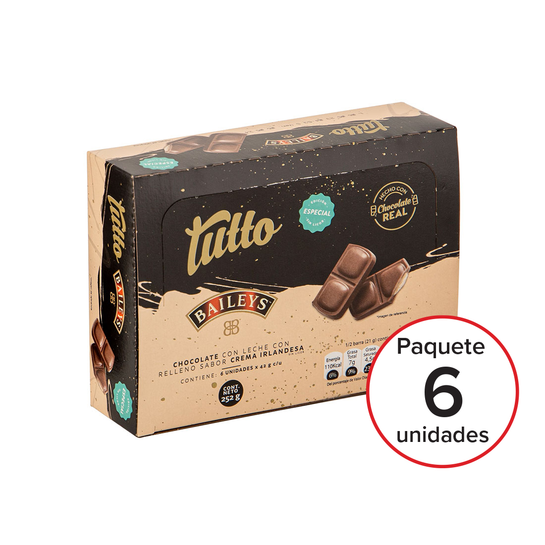 Comprar Chocolate Tutto Barra - 36gr