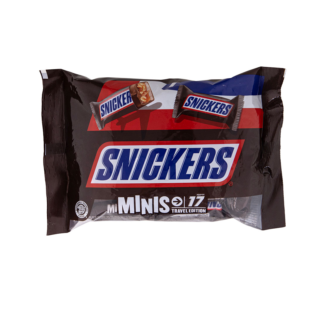 Chocolate mini Snickers 19.5g 17unds