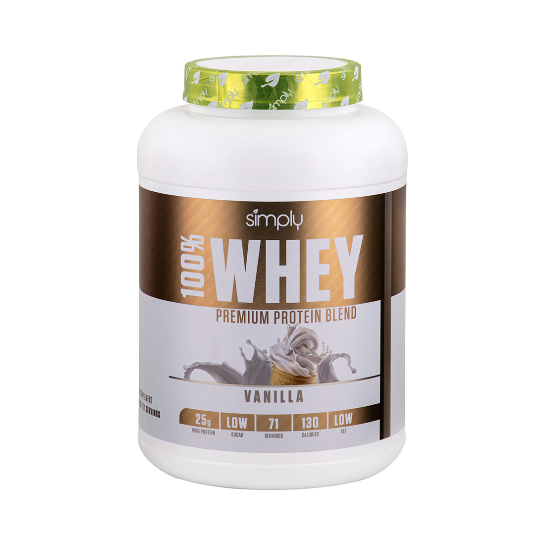 Proteina whey de vainilla Simply 2.2kg