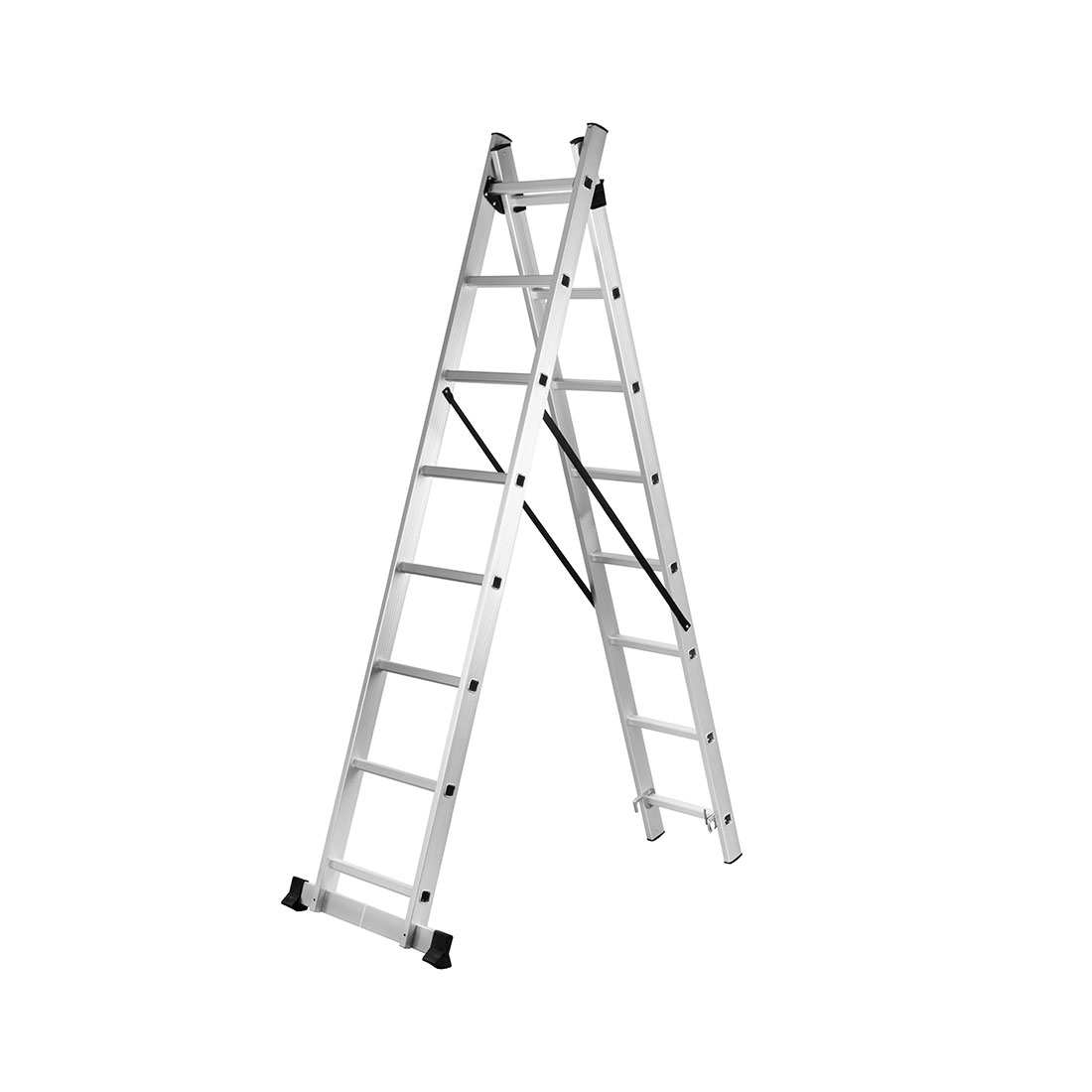 Escalera tipo A o extensión aluminio 3.66m max 150kg | Pequeño Mundo